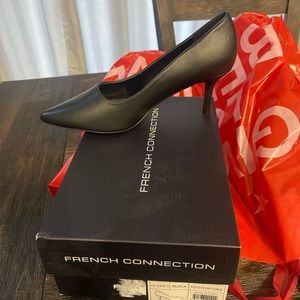 Brand new never worn French Connection Black Heel Pumps
